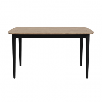 Стол обеденный Tammi 140*90 см (натуральный дуб, черный)