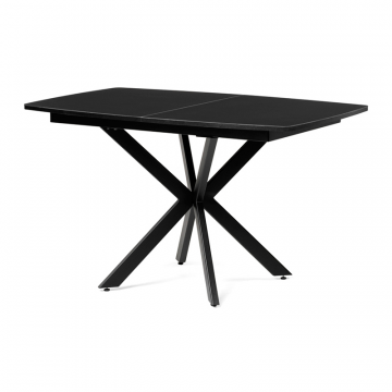 Стеклянный стол Палу 130(170)х80х76 черный