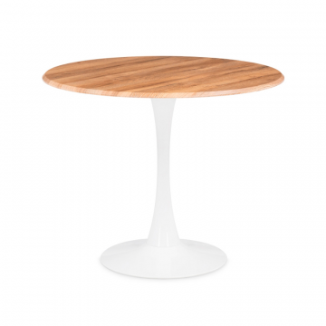 Стол Тулип 90х73 дуб вотан / белый