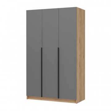 Шкаф Широн 1200 графит серый / дуб крафт золото Расп