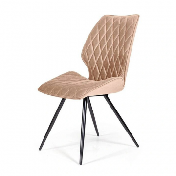 Стул Flash ромб, бархат бежевый 05