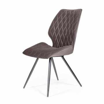 Стул Flash ромб, бархат антрацит 14