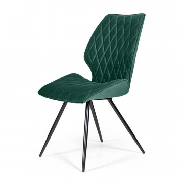 Стул Flash ромб, бархат зеленый 19