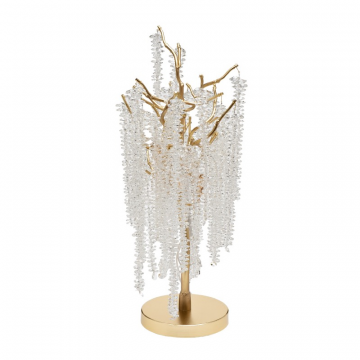 86-80861 Лампа настольная 35*h60 см, металл цвет золото