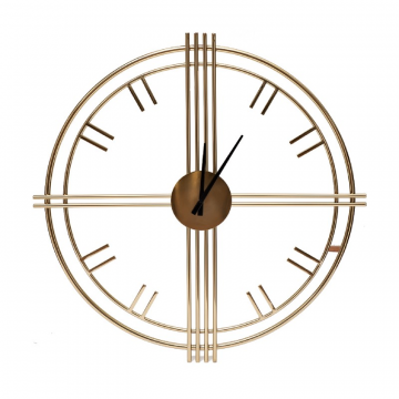 79MAL-5870-76 Часы настенные цвет золото d76см