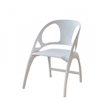 Стул пластиковый Lilu белый