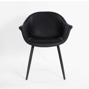 Стул Бордо черная экокожа