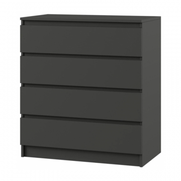 Комод Мадера К4М ЛДСП графит новый