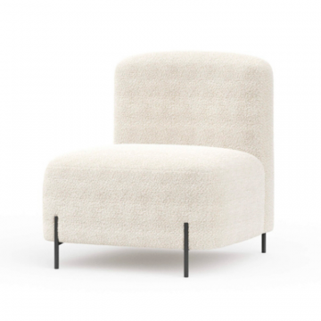 Оливия Кресло (Молочный, ткань IPEKS 7068 7651)