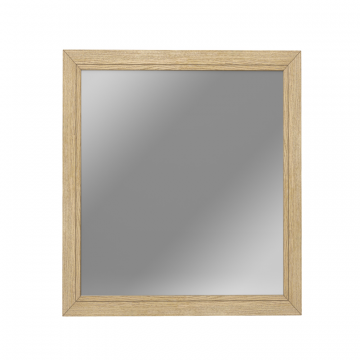 Зеркало LINE Шпон 800*800 Капучино