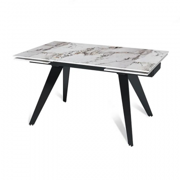 Стол раскладной Rhein (140+40+40), керамика глянцевая Pandora