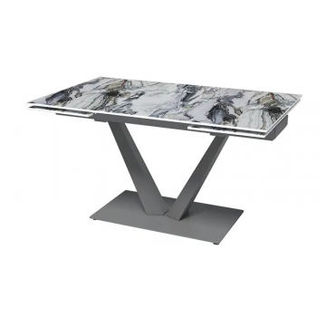 Стол раскладной Malibu (140+40+40), керамика глянцевая Cold Jade