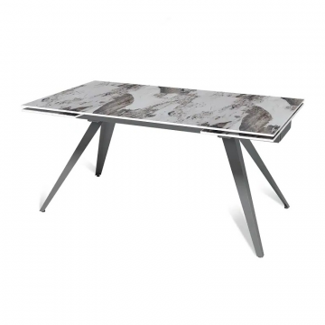 Стол раскладной Asti (160+40+40), керамика глянцевая Pandora