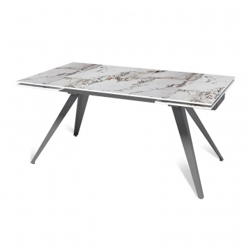 Стол раскладной Asti (160+40+40), керамика глянцевая Top Pandora