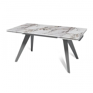 Стол раскладной Rhein (160+40+40), керамика глянцевая Top Pandora