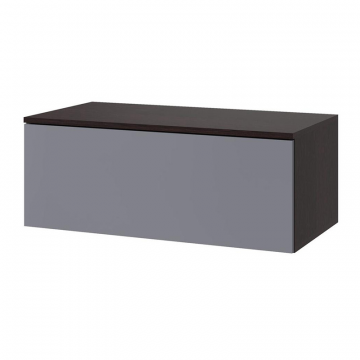 Навесной шкаф Роут 2 венге / графит софт