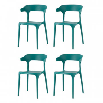 Комплект стульев Neo пластик темно-бирюзовый 4 шт.