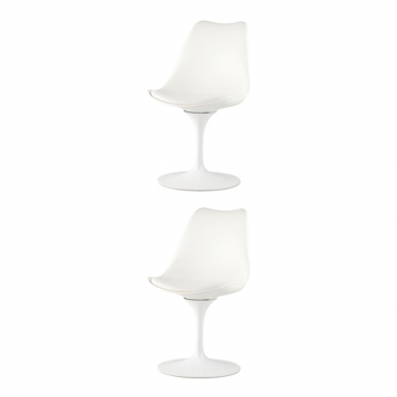 Комплект стульев Tulip белый 2 шт.