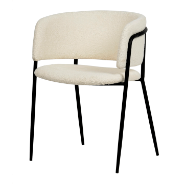 Комплект стульев Нэлли ткань букле белый 2 шт.