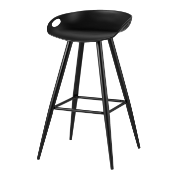 Комплект стульев барных Флэш черный 2 шт