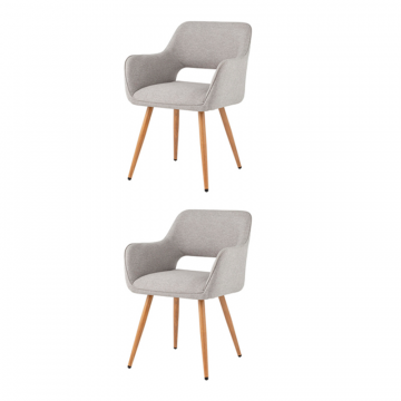 Комплект Стульев Кромвель II серый 2 шт