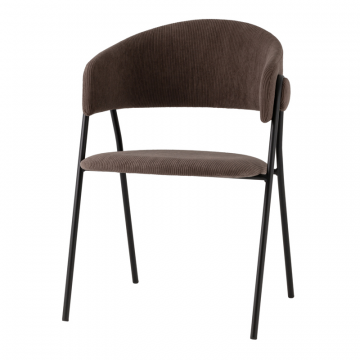 Стул Колин NEW вельвет коричневый