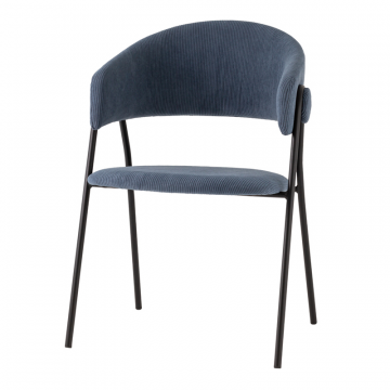 Стул Колин NEW вельвет пыльно-синий