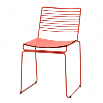 Стул обеденный Danny бордовый с подушкой