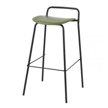 Стул барный Mantis экокожа зеленый
