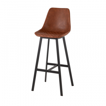 Стул барный TEXAS экокожа коричневый