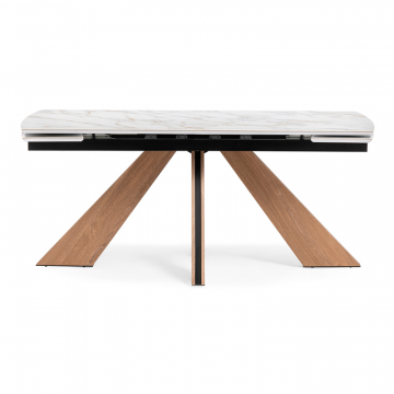 Керамический стол Шаннон 180(240)х90х79 carla larkinm / дуб монтана