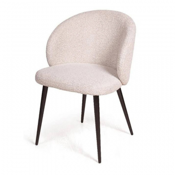 Стул Vito, букле белый / опора конус