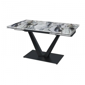 Стол раскладной Malibu (140+40+40), керамика глянцевая Cold Jade