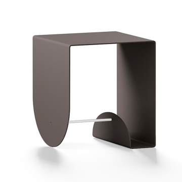 Тумба-стол Куб цвета антрацит
