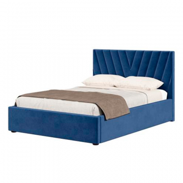 Кровать с подъёмным механизмом 1600 Палермо, темно-синий