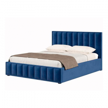 Кровать с подъёмным механизмом 1600 Анкона, темно-синий