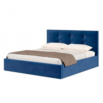 Кровать с подъёмным механизмом 1600 Римини, темно-синий