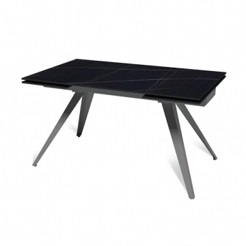 Стол раскладной Asti (140+40+40), керамика матовая Blackgold