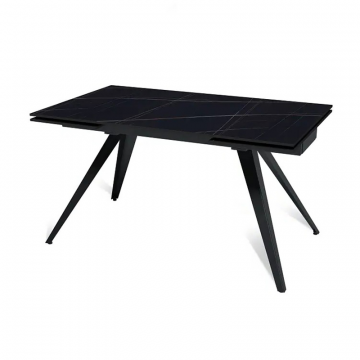 Стол раскладной Asti (140+40+40), керамика матовая Blackgold