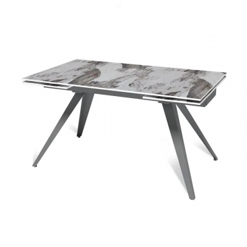 Стол раскладной Asti (140+40+40), керамика глянцевая Pandora