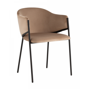 Стул Brace велюр капучино