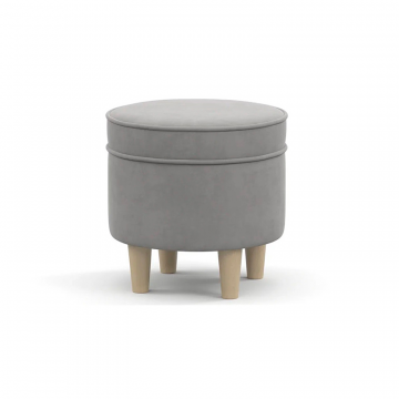 Пуф Лора Серый
