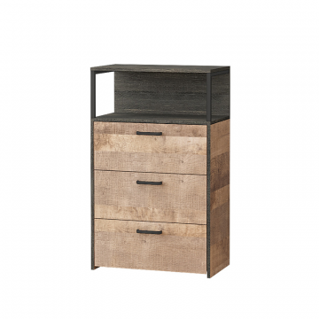 Комод с ящиками 13.307.02 N Трувор Дуб Гранж Песочный, Интра