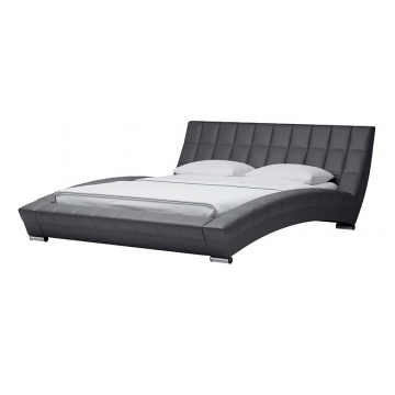 Кровать Оливия 180 темно серая