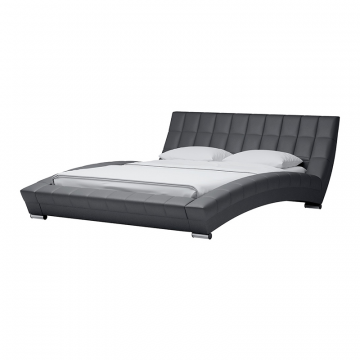 Кровать Оливия 160 темно серая