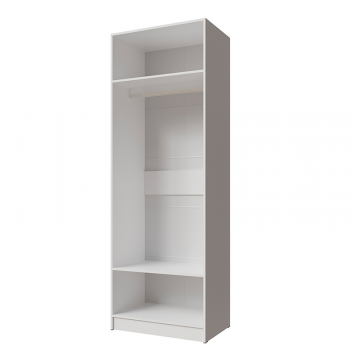 Распашной шкаф Мадрид 0.8, белый