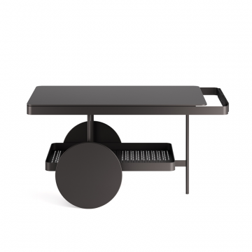 Журнальный стол ТЕЛЕГА 960*480*500 Металл, HPL \ FENIX NTM