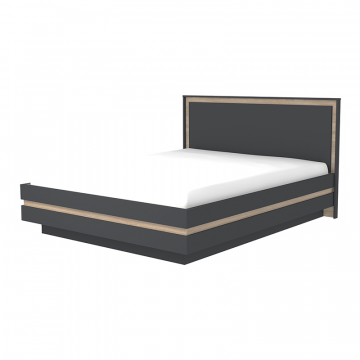 Кровать с основанием 1600 Анона, антрацит