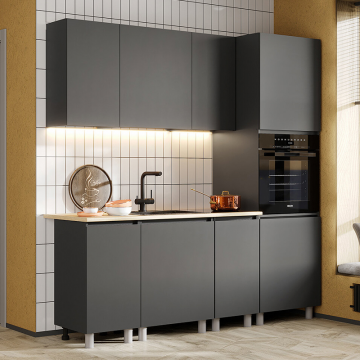 Модульная кухня Денвер 2,0 м, графит