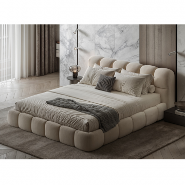 Дизайнерская кровать ROCCO BED 3, с подъёмным механизмом 160х200